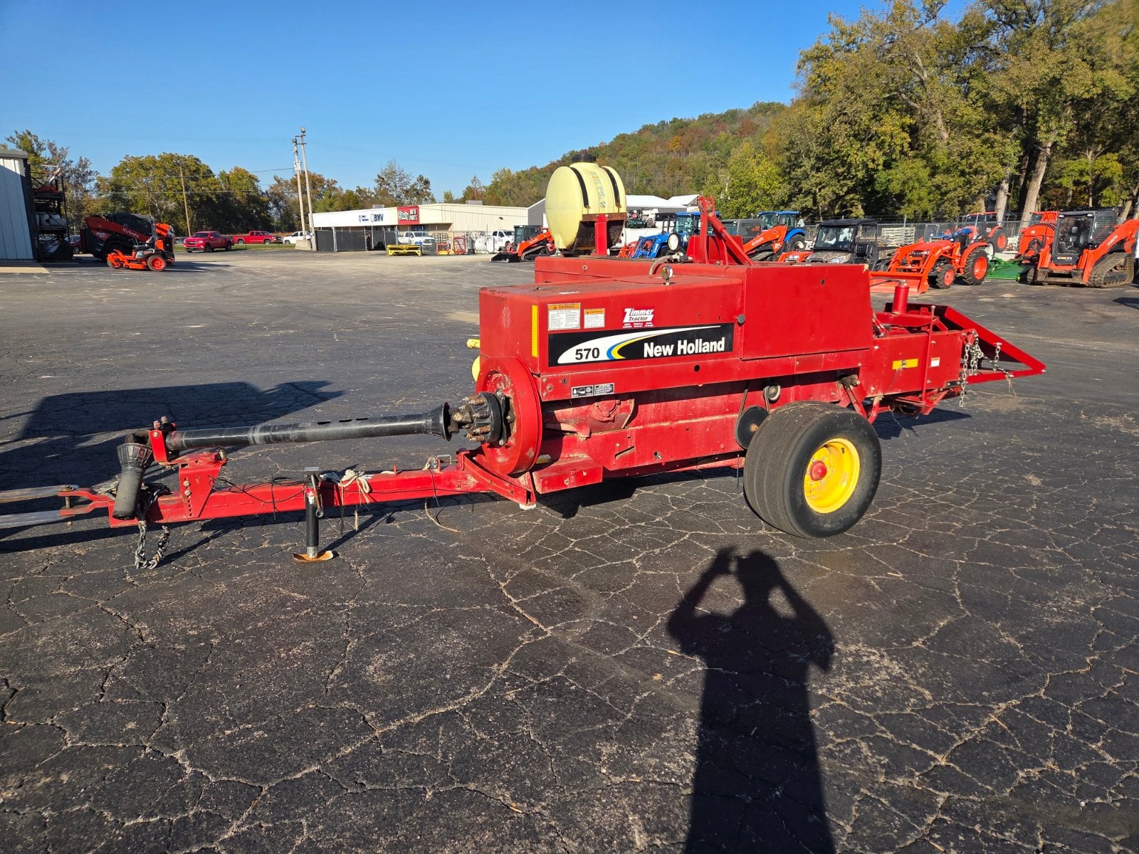 2006 New Holland 570 square baler, used, at Brookville, IN, photo 1 of 15