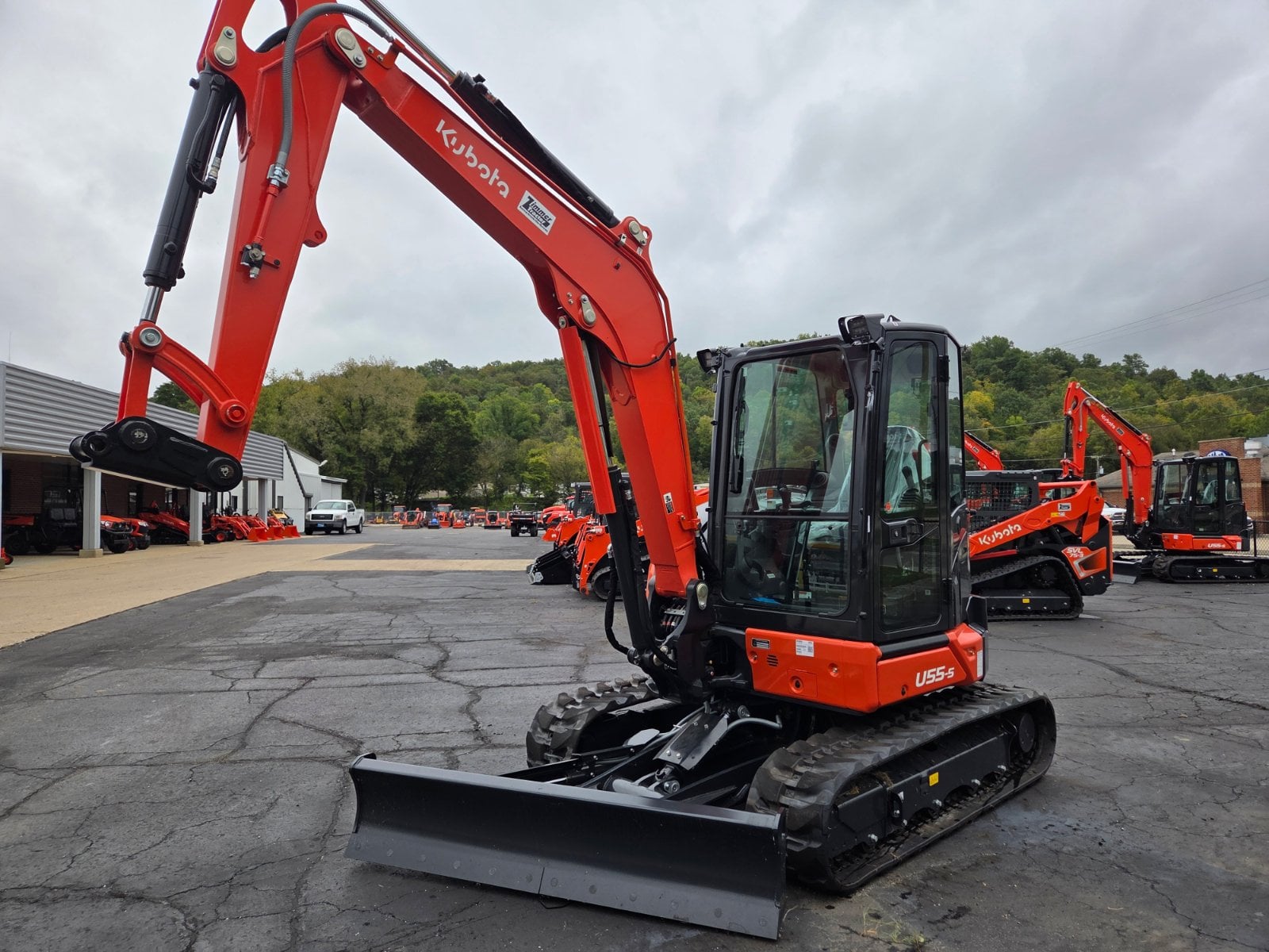 Kubota U55-5R3A excavator, new, at Brookville, IN, photo 1 of 9
