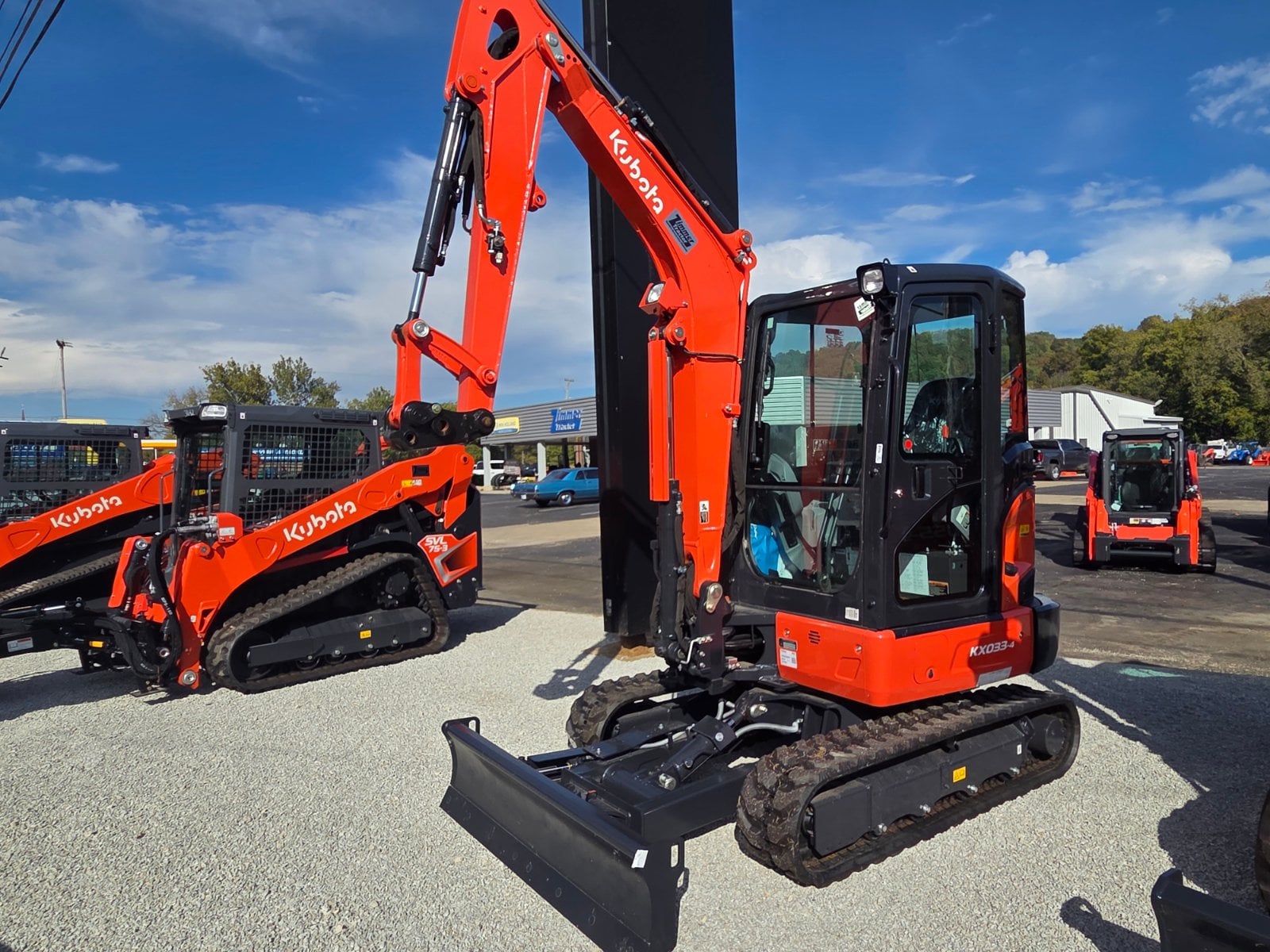 Kubota KX033-4R3A excavator, new, at Brookville, IN, photo 1 of 7