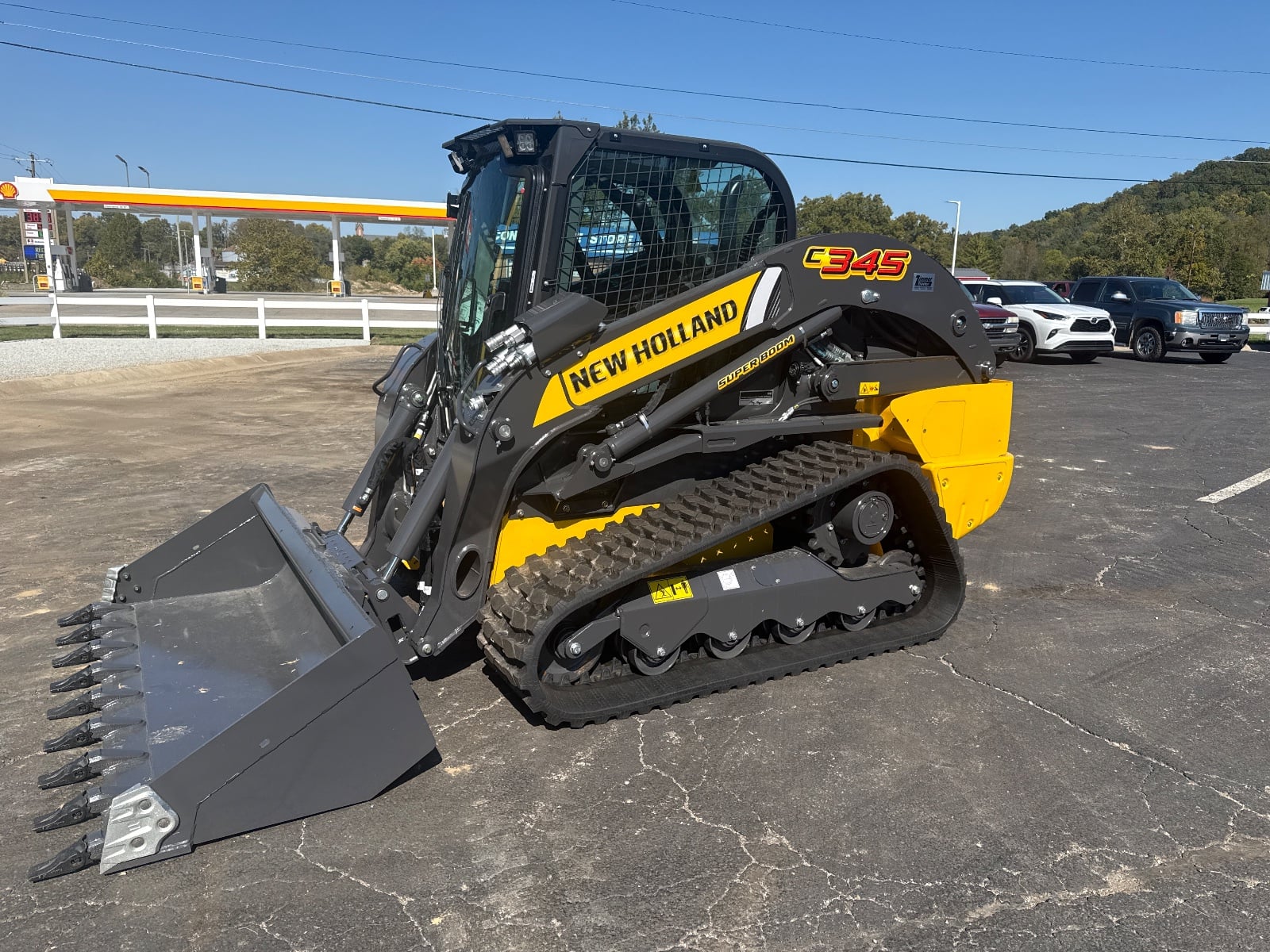 New Holland C345 trackloader, new, at Brookville, IN, photo 1 of 6