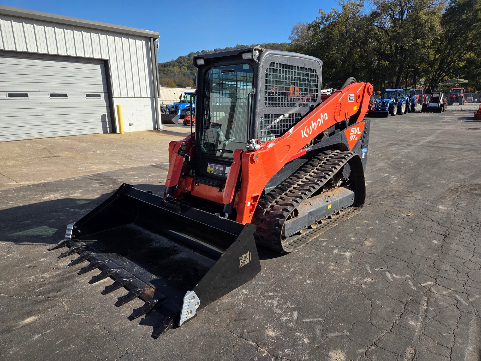 2024 Kubota SVL97-2HCC trackloader, used, at Brookville, IN, photo 1 of 20