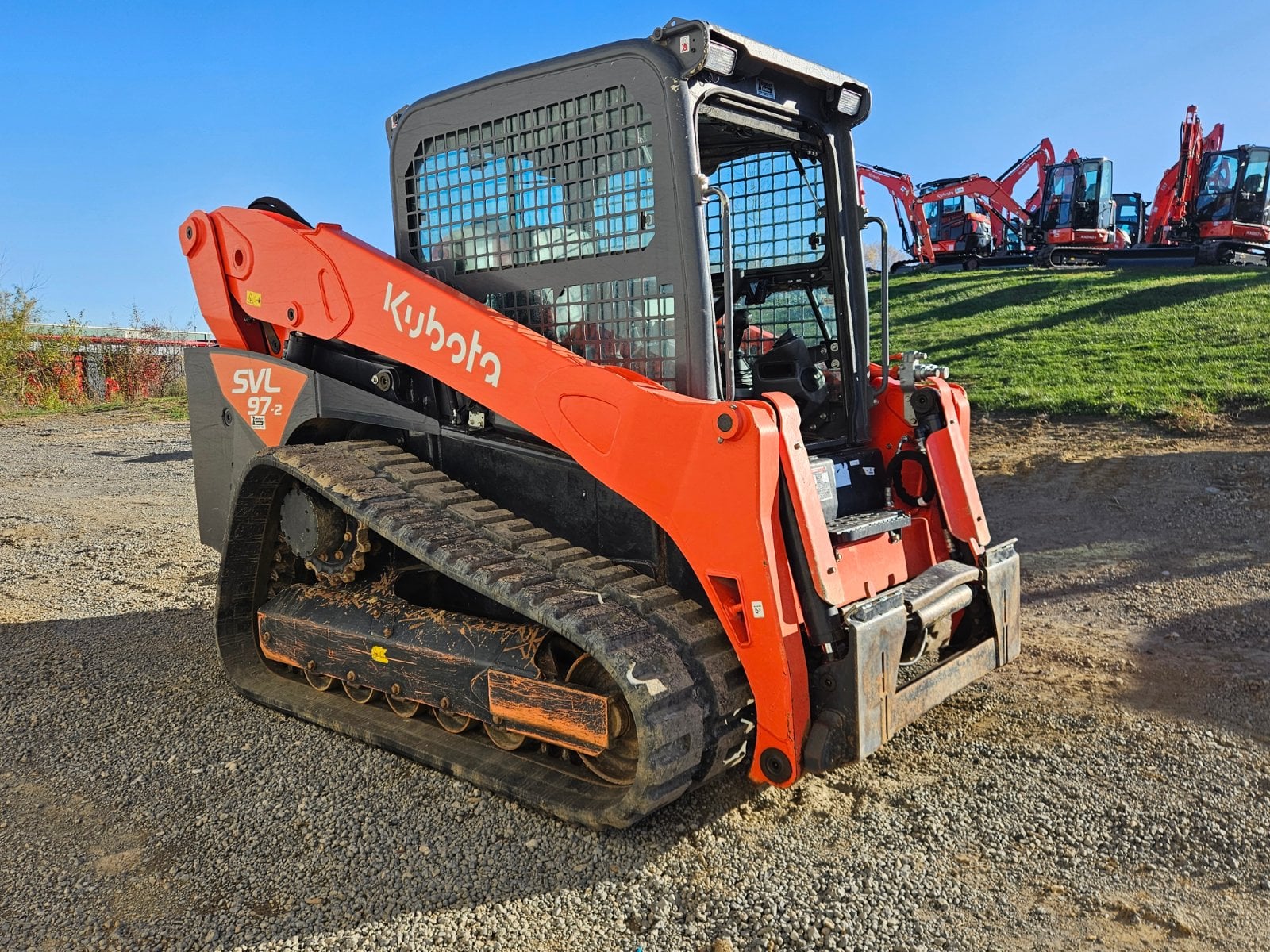 2022 Kubota SVL97-2HC track loader, used, at Monroe, OH, photo 1 of 8