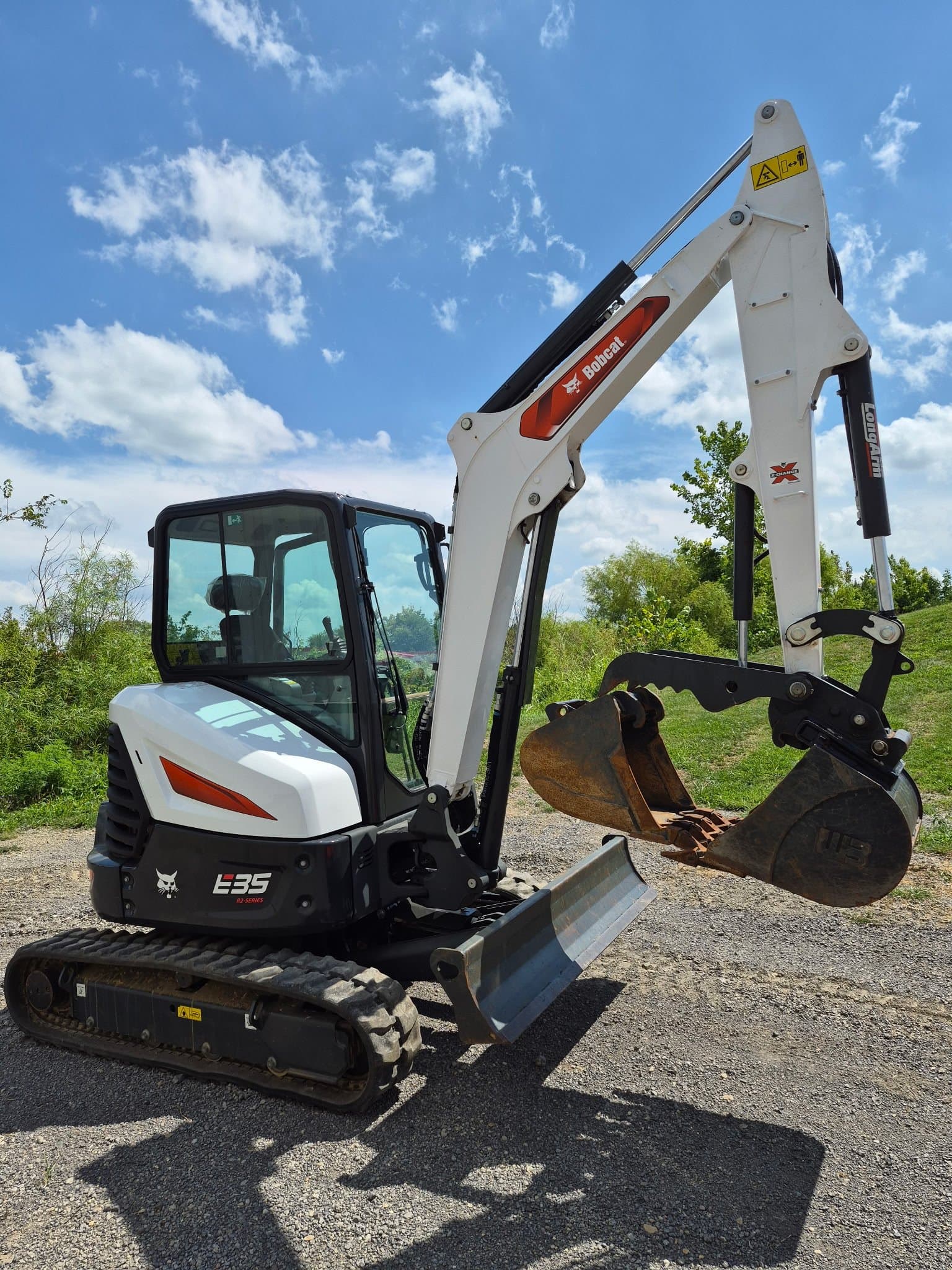 2024 Bobcat E35 excavator, used, at Monroe, OH
