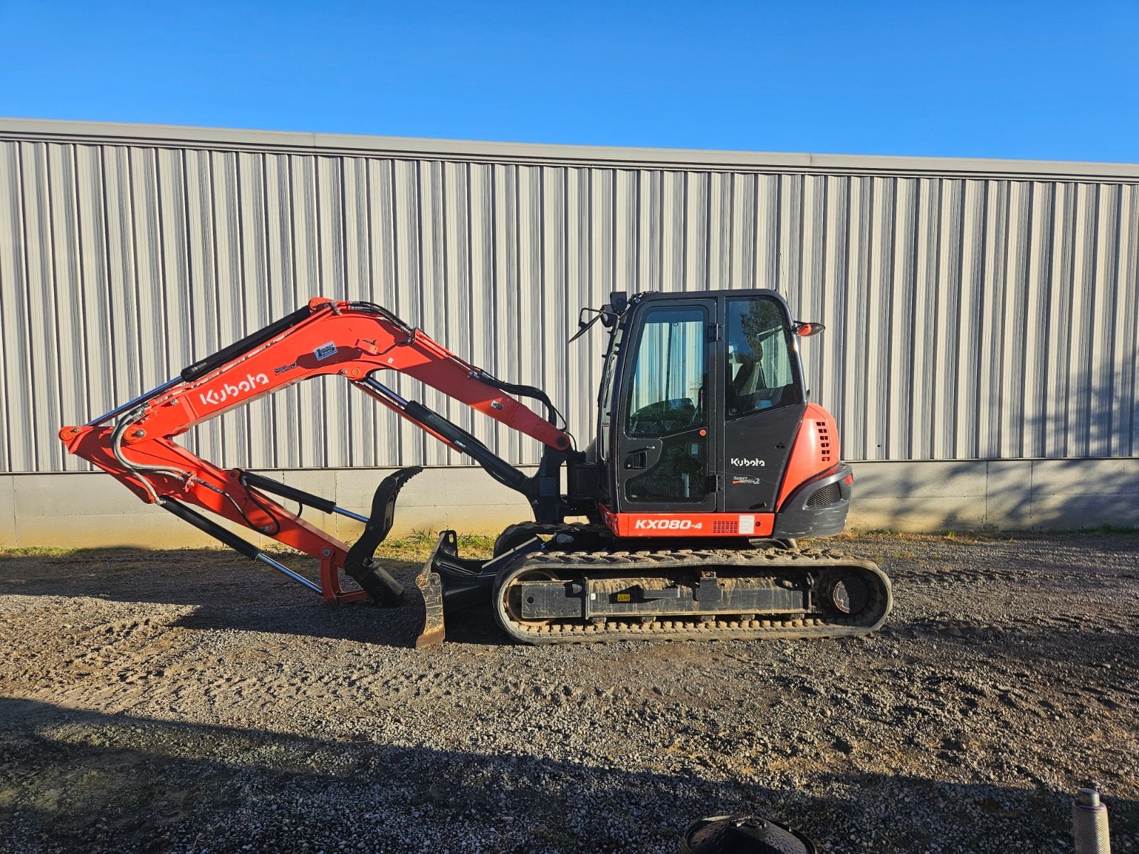 2023 Kubota KX080-4S2R3 excavator, used, at Monroe, OH, photo 1 of 17
