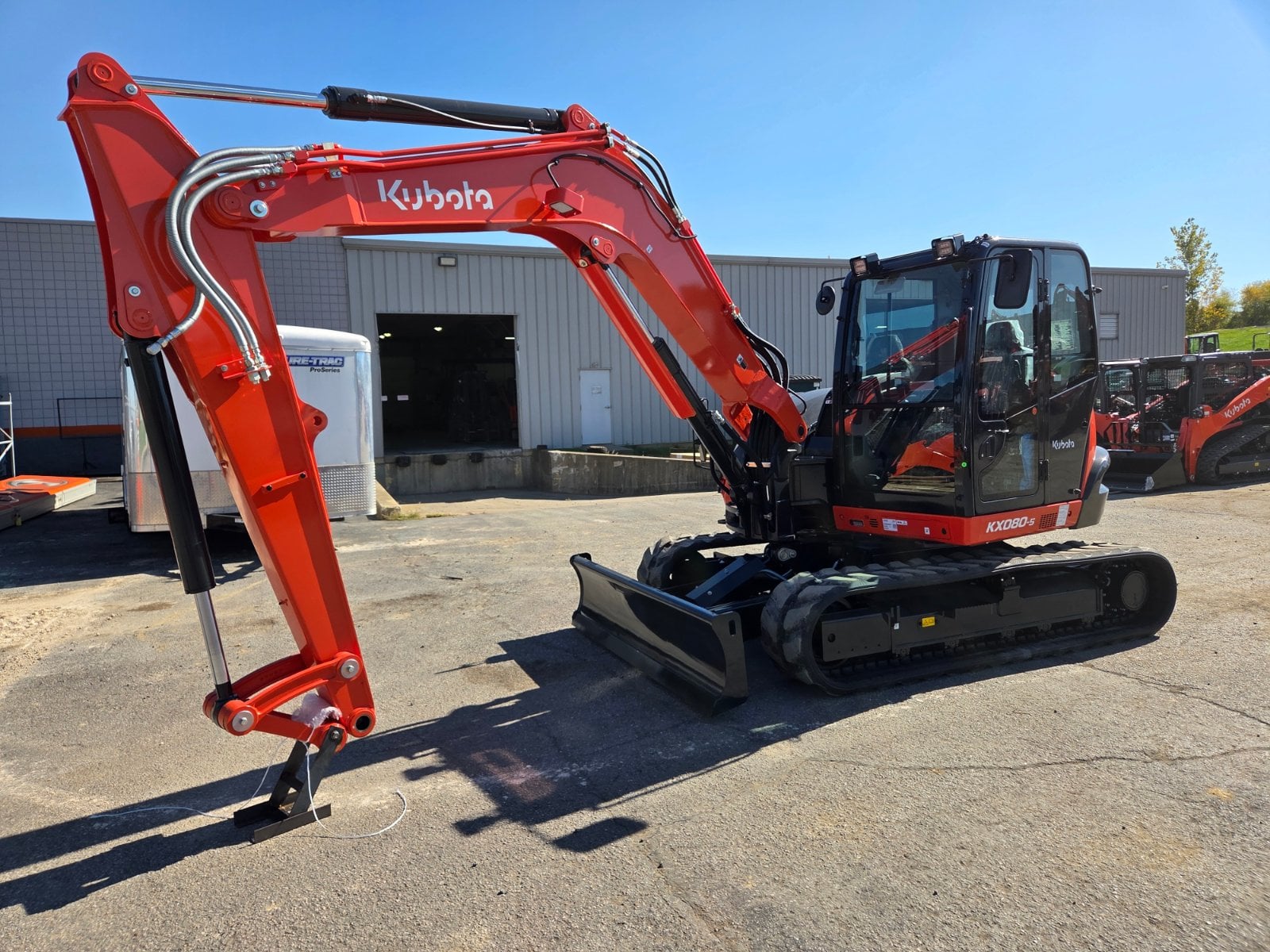 Kubota KX080-5R3 excavator, new, at Monroe, OH, photo 1 of 9