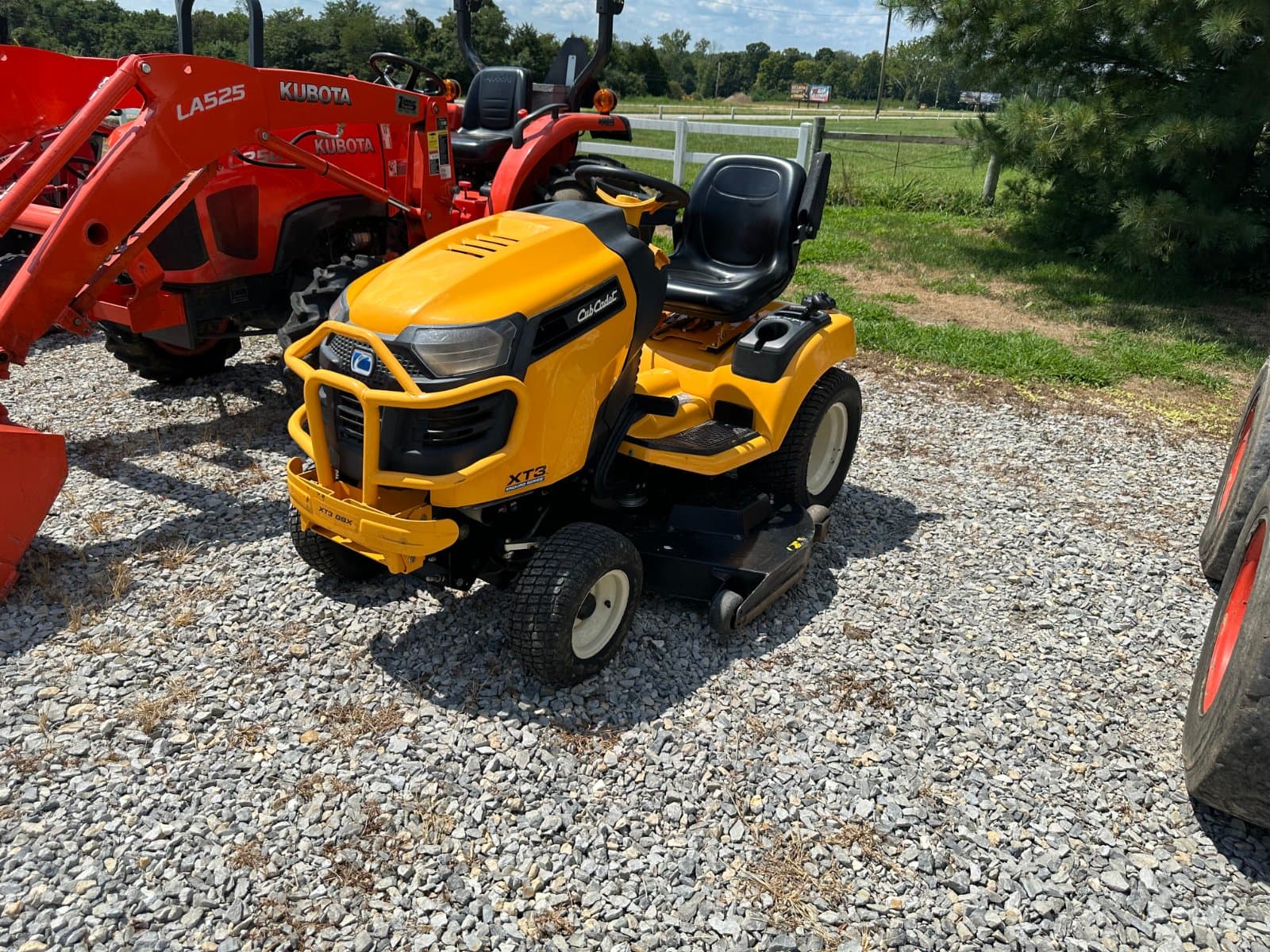 2017 Cub Cadet GSX riding mower, used, at Aurora, IN