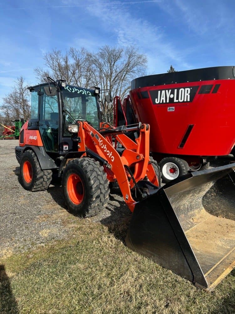 2023 Kubota R640R43 wheel loader, used, at Aurora, IN